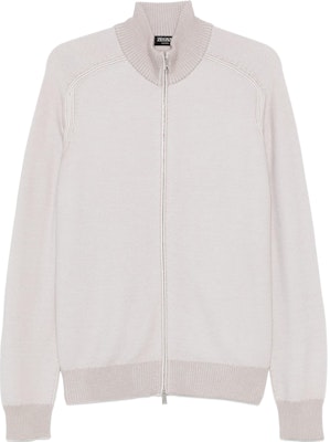 杰尼亚 FW24 条纹立领针织米色长袖毛衣. UEJ92-A8157-152 Order 杰尼亚 FW24 条纹立领针织米色长袖毛衣. UEJ92-A8157-152