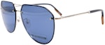 Buy Gafas de Sol Aviador Zegna Glory Serie Zeiss Hombres Plata. EZ0179-D 16X