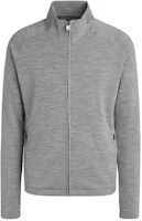 Zegna Gray Solid Color Zip-Up Long Sleeve Jacket V8475-ZZT868-K97 Zegna Gray Solid Color Zip-Up Long Sleeve Jacket V8475-ZZT868-K97