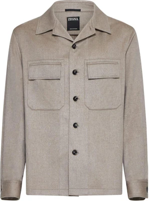 杰尼亚浅棕色单排扣翻领长袖夹克 UEV46A8-SOT6B014 Buy 杰尼亚浅棕色单排扣翻领长袖夹克 UEV46A8-SOT6B014