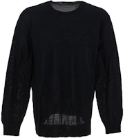 Zegna Men’s Black Slim Fit Long Sleeve Knit Pullover Sweater Crewneck. UCM00-A6110-K09 Zegna Men’s Black Slim Fit Long Sleeve Knit Pullover Sweater Crewneck. UCM00-A6110-K09