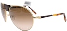Buy Zegna 現代飛行員太陽眼鏡 男 金色 Zeiss 鏡片 時尚合金框架 EZ0177 32F