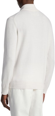 Jersey Zegna Oasi Cashmere Blanco Cuello Alto Cremallera Manga Larga. E8K10-127-N91 Shop Jersey Zegna Oasi Cashmere Blanco Cuello Alto Cremallera Manga Larga. E8K10-127-N91