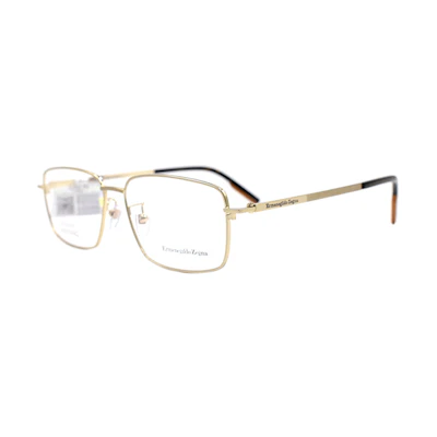 Zegna Rectangular Alloy Optical Business Glasses for Men - Prestige Series. EZ5213-D 032