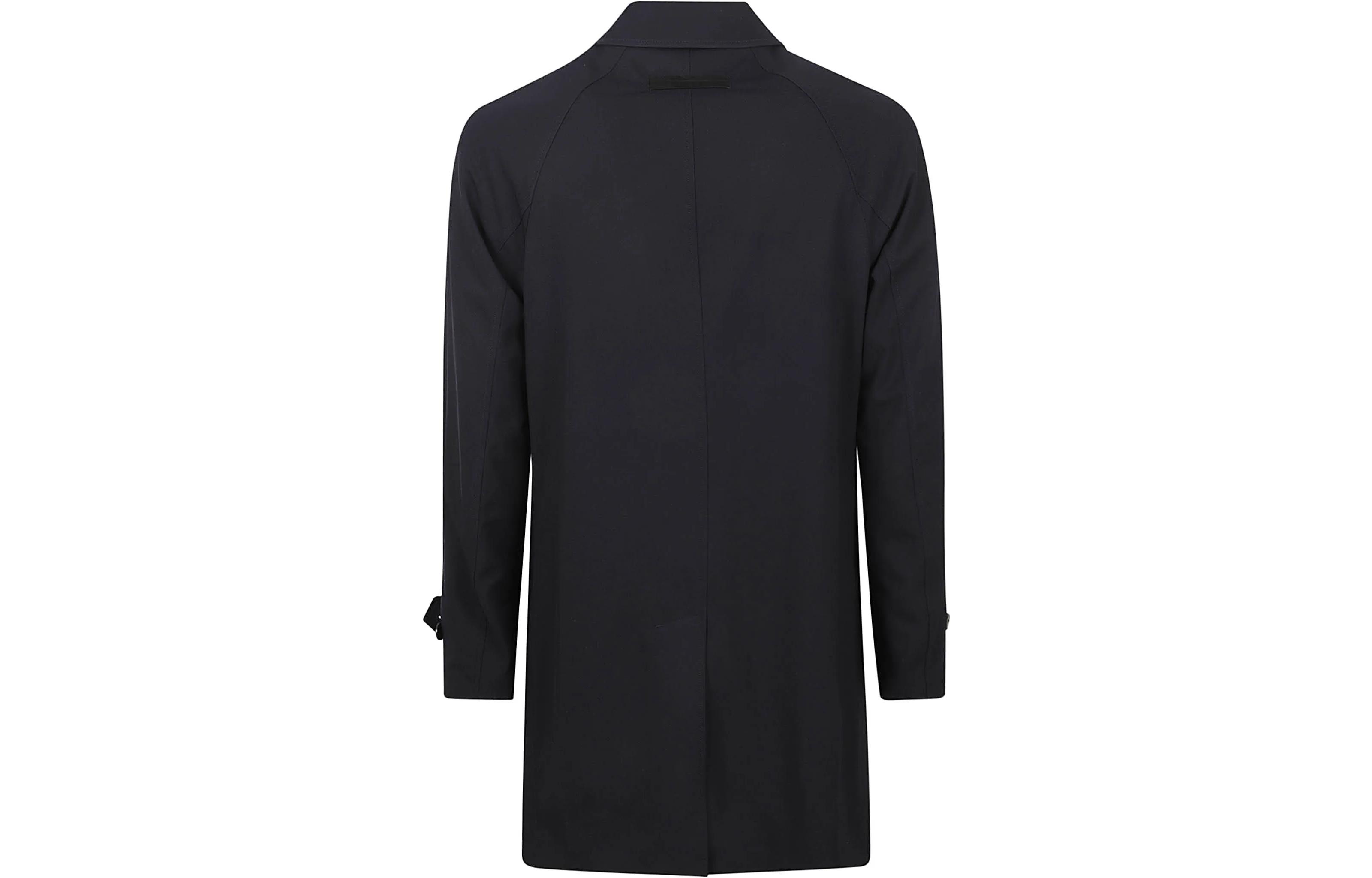 Lookbook 傑尼亞男士單排扣中長款純色大衣 E7T237-300532