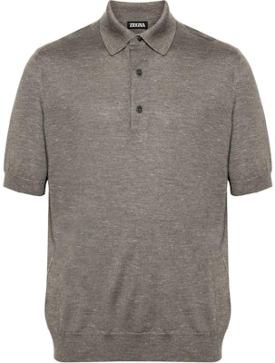 Zegna 修身素色短袖Polo衫 男士灰褐色 UDF91-A7C32 Buy Zegna 修身素色短袖Polo衫 男士灰褐色 UDF91-A7C32