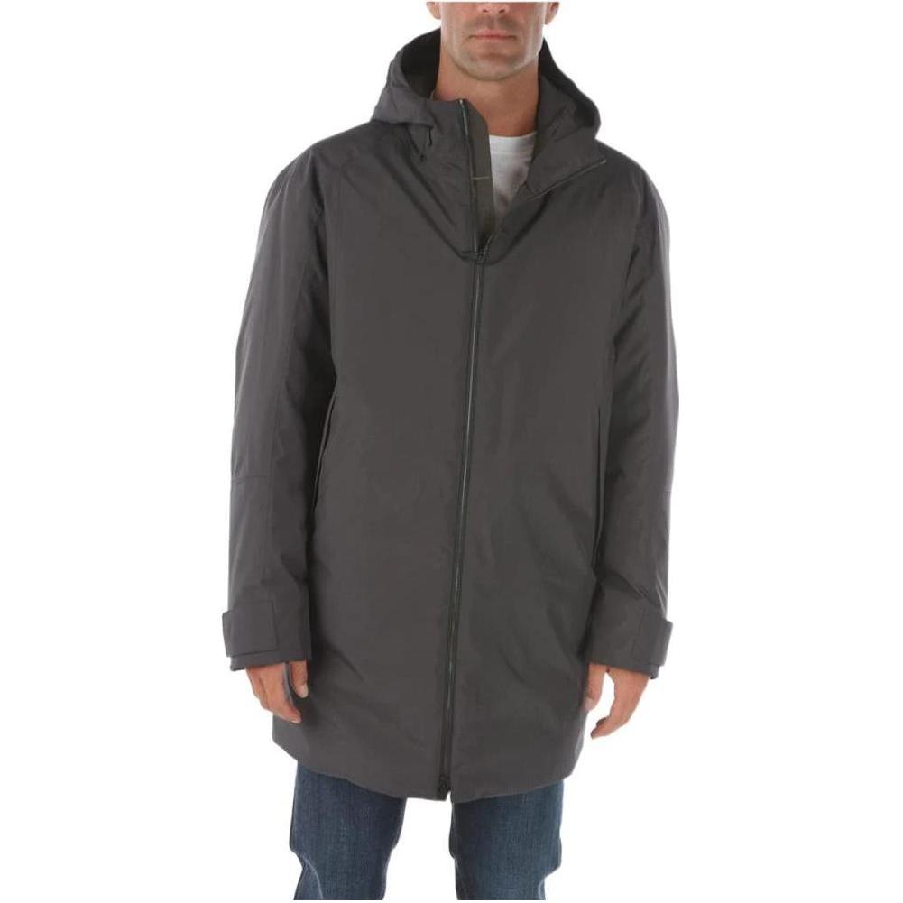 Zegna Solid Color Hooded Zip Jacket - Gray ZZ134VY050K08
