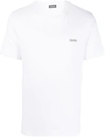 Order Zegna 純色LOGO印花圓領短袖T恤 男款 UA360-A760-N00