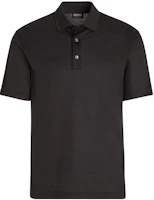 Zegna Solid Color Short Sleeve Polo Shirt for Men E7345A5-BCT724-K09 Zegna Solid Color Short Sleeve Polo Shirt for Men E7345A5-BCT724-K09