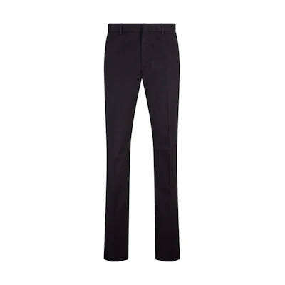 Zegna Solid Color Straight-Leg Casual Pants Black UEI17A8TR00-B09R