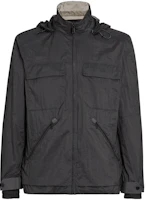 Zegna Solid Detachable Hooded Zip Jacket - Dark Gray VW030-ZZ140-K09 Zegna Solid Detachable Hooded Zip Jacket - Dark Gray VW030-ZZ140-K09