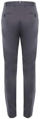 Zegna 男士灰色直筒拉鍊西裝褲 77TB12-714-F01 Shop Zegna 男士灰色直筒拉鍊西裝褲 77TB12-714-F01