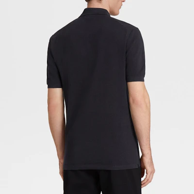 Zegna Baju Polo Logo Navy Biru Lengan Pendek. C7C96-C32-B09 Purchase Zegna Baju Polo Logo Navy Biru Lengan Pendek. C7C96-C32-B09