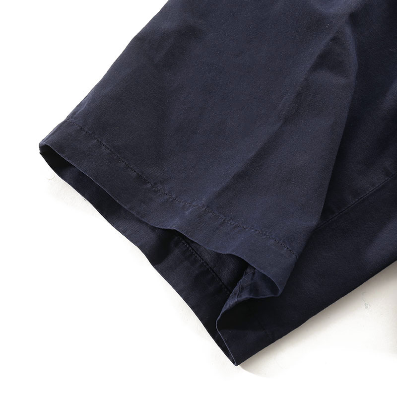 Details for Zegna 男款中腰直筒拉鍊休閒短褲 海軍藍 UDI37A-7TB05-B09