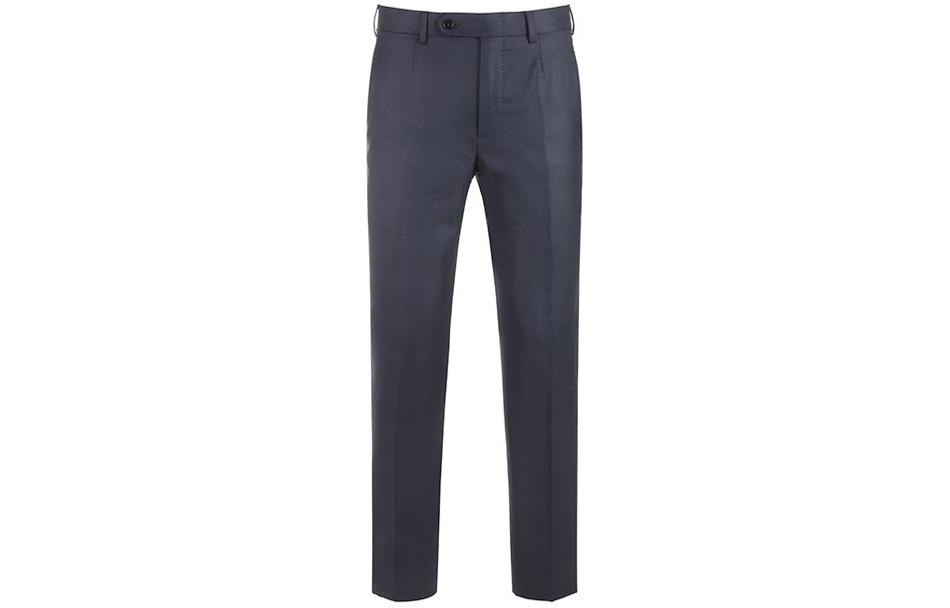 Purchase Zegna 藍色單排扣西裝套裝 男士商務正裝 長袖徽標設計 62250-5A6221-225