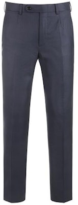 Zegna 藍色單排扣西裝套裝 男士商務正裝 長袖徽標設計 62250-5A6221-225 Purchase Zegna 藍色單排扣西裝套裝 男士商務正裝 長袖徽標設計 62250-5A6221-225