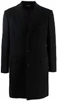Zegna Solid Single-Breasted Mid-Length Casual Coat Black 49870-74GJ-3G0 Zegna Solid Single-Breasted Mid-Length Casual Coat Black 49870-74GJ-3G0