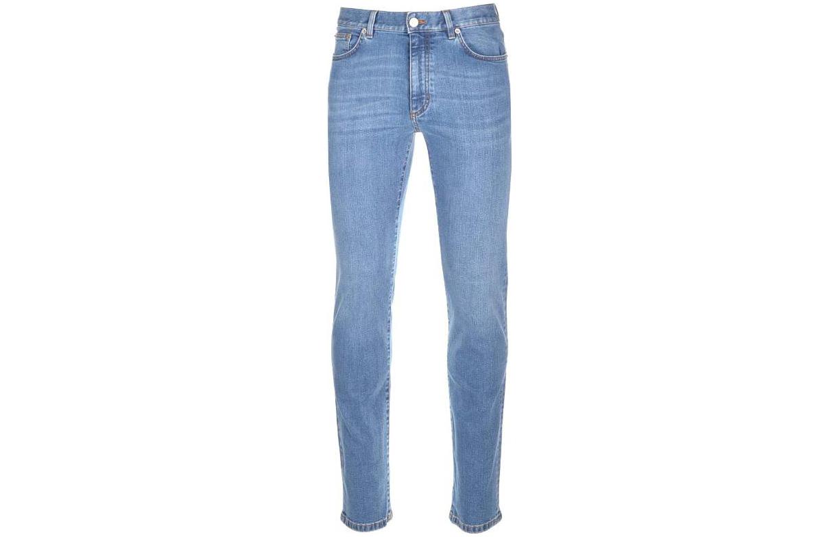 Order Zegna 男士修身藍色牛仔褲 UCI78A6-CITY-002