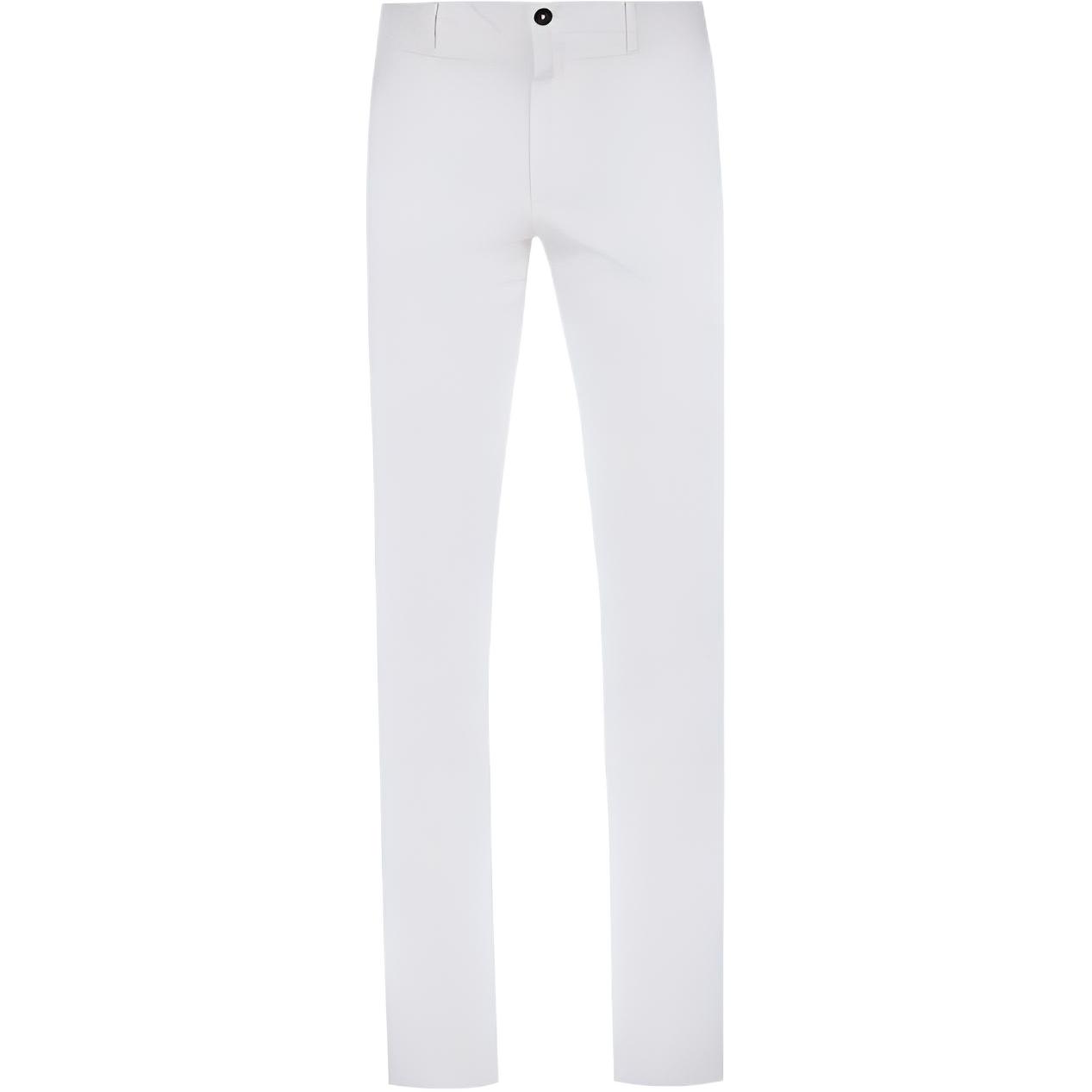 Zegna SS22  White Cotton Straight-Leg Casual Pants. UWI17-TR00-992