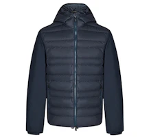 Zegna SS22 Blue Hooded Down Jacket Solid Color VT061-ZZ932-B09 Zegna SS22 Blue Hooded Down Jacket Solid Color VT061-ZZ932-B09