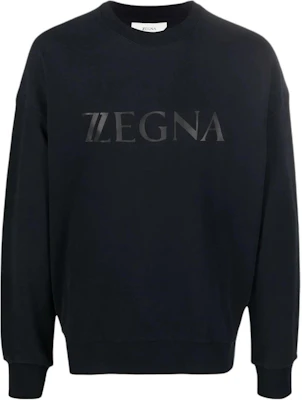 Zegna SS22 Logo Print Pullover Sweatshirt Black ZZ802ZVZ484-K09 Buy Zegna SS22 Logo Print Pullover Sweatshirt Black ZZ802ZVZ484-K09