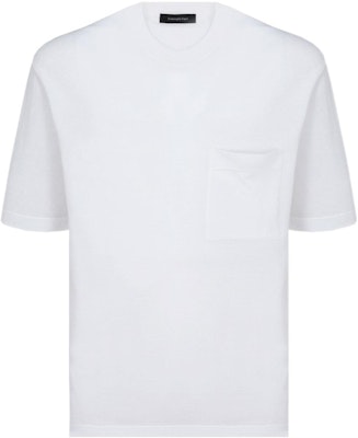 Zegna SS22 男裝白色圓領套頭T恤。 UZC-9PC10-N00 Order Zegna SS22 男裝白色圓領套頭T恤。 UZC-9PC10-N00