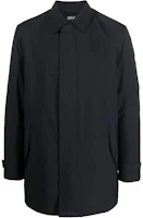 Zegna SS23 Black Mid-Length Single-Breasted Coat with Plain Lapel. E7T207306531 Zegna SS23 Black Mid-Length Single-Breasted Coat with Plain Lapel. E7T207306531