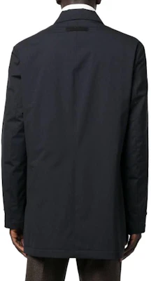 Zegna SS23 黑色中長款單排扣大衣搭配簡約翻領 E7T207306531 Purchase Zegna SS23 黑色中長款單排扣大衣搭配簡約翻領 E7T207306531