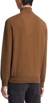 Zegna SS23 Suéter Marrón de Cuello Alto Acanalado con Manga Larga. E8K10-127-N95 Shop Zegna SS23 Suéter Marrón de Cuello Alto Acanalado con Manga Larga. E8K10-127-N95
