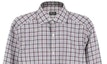 Shop Zegna SS23 灰色格紋單排扣長袖襯衫 UBX21A5-SRF5-155