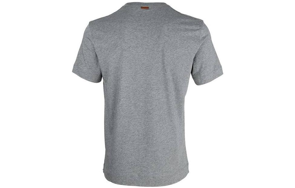 Lookbook Zegna SS23 灰色字母印花圓領T恤 E7360A5-B760-K95