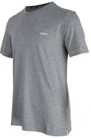 Shop Zegna SS23 灰色字母印花圓領T恤 E7360A5-B760-K95