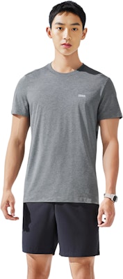 Zegna SS23 灰色字母印花圓領T恤 E7360A5-B760-K95 Sizing Zegna SS23 灰色字母印花圓領T恤 E7360A5-B760-K95