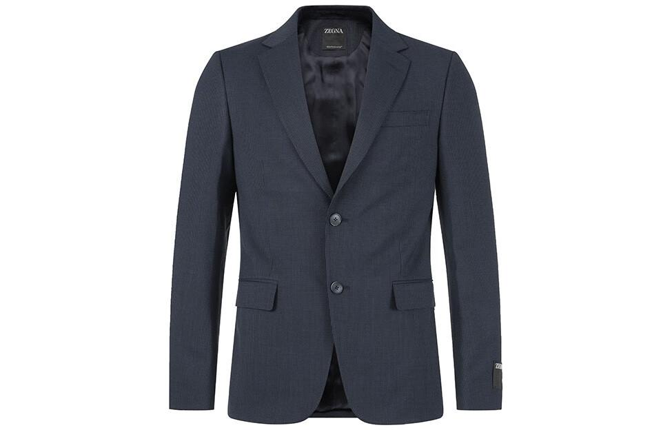 Lookbook 제냐 SS23 하이웨이스트 스트레이트컷 싱글브레스티드 수트 세트. 522703A5-281CGA