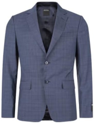 제냐 SS23 하이웨이스트 스트레이트컷 싱글브레스티드 수트 세트. 522703A5-281CGA 1