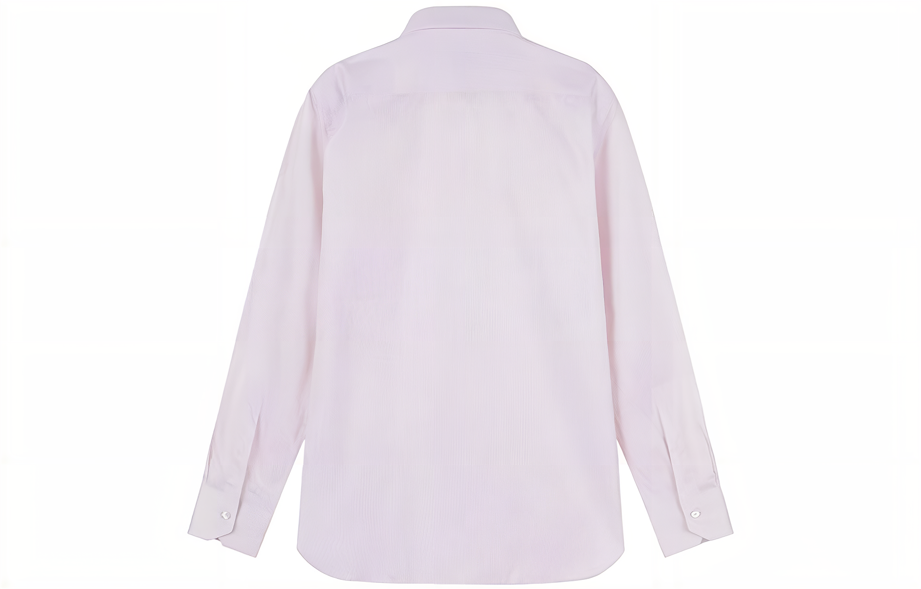 Lookbook Zegna SS23 淡粉色字母條紋長袖襯衫。 501042A5-9MS0BA