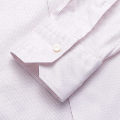 Zegna SS23 淡粉色字母條紋長袖襯衫。 501042A5-9MS0BA Sizing Zegna SS23 淡粉色字母條紋長袖襯衫。 501042A5-9MS0BA