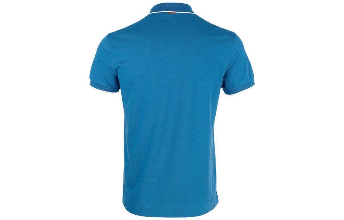 Zegna SS23  Logo Embroidered Short Sleeve Polo Shirt Light Blue UB358A5B746-T06 圖 3