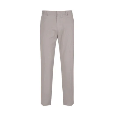Zegna SS23 Slim Fit Solid Color Zipper Casual Pants UBI17A5-TR00-426