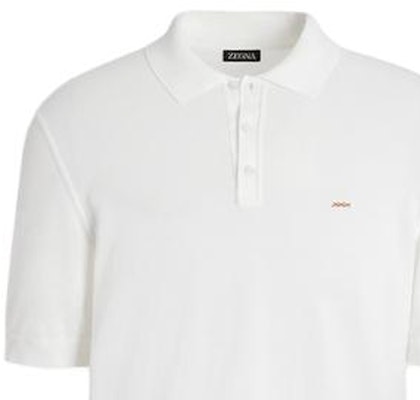 Zegna SS23 純色休閒短袖Polo衫 白色 UBC9XA5-C32-N00 Purchase Zegna SS23 純色休閒短袖Polo衫 白色 UBC9XA5-C32-N00