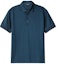 Buy Zegna SS23 海軍藍純色短袖扣領Polo衫 UB350A5-B723-T07