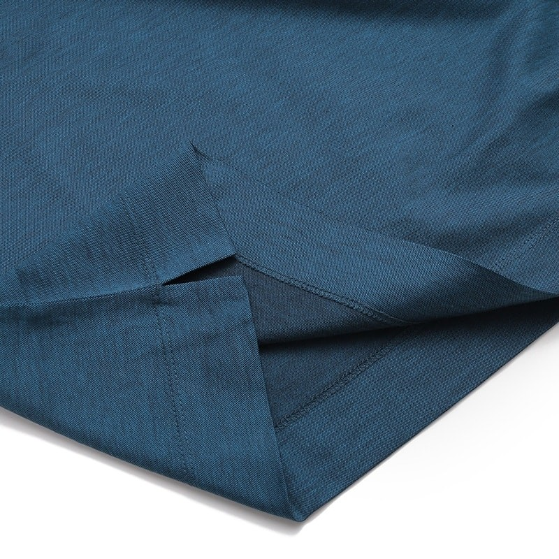 Purchase Zegna SS23 海軍藍純色短袖扣領Polo衫 UB350A5-B723-T07