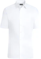 Zegna SS23 White Short-Sleeve Casual Single-Breasted Shirt CT1090-8MS0JI Zegna SS23 White Short-Sleeve Casual Single-Breasted Shirt CT1090-8MS0JI