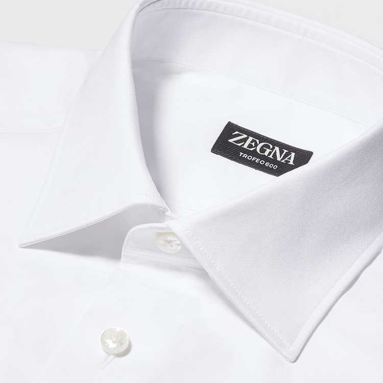 Details for Zegna SS23 白色短袖休閒單排扣襯衫 CT1090-8MS0JI