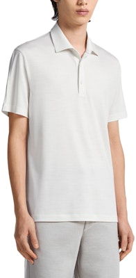 Zegna SS23 Kemeja Polo Putih Lengan Pendek Kasual Potongan Lurus. E7345A5-BCT724-N01 Purchase Zegna SS23 Kemeja Polo Putih Lengan Pendek Kasual Potongan Lurus. E7345A5-BCT724-N01