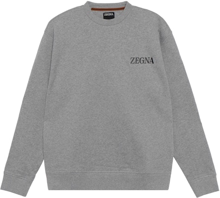 Zegna 男裝字母標誌印花灰色長袖圓領衛衣 SS23 系列。 UB522A5-B872-K95 Buy Zegna 男裝字母標誌印花灰色長袖圓領衛衣 SS23 系列。 UB522A5-B872-K95