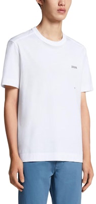 Zegna SS23 字母印花短袖圓領T恤 白色 男裝 E7360A5-B760-N00 Shop Zegna SS23 字母印花短袖圓領T恤 白色 男裝 E7360A5-B760-N00