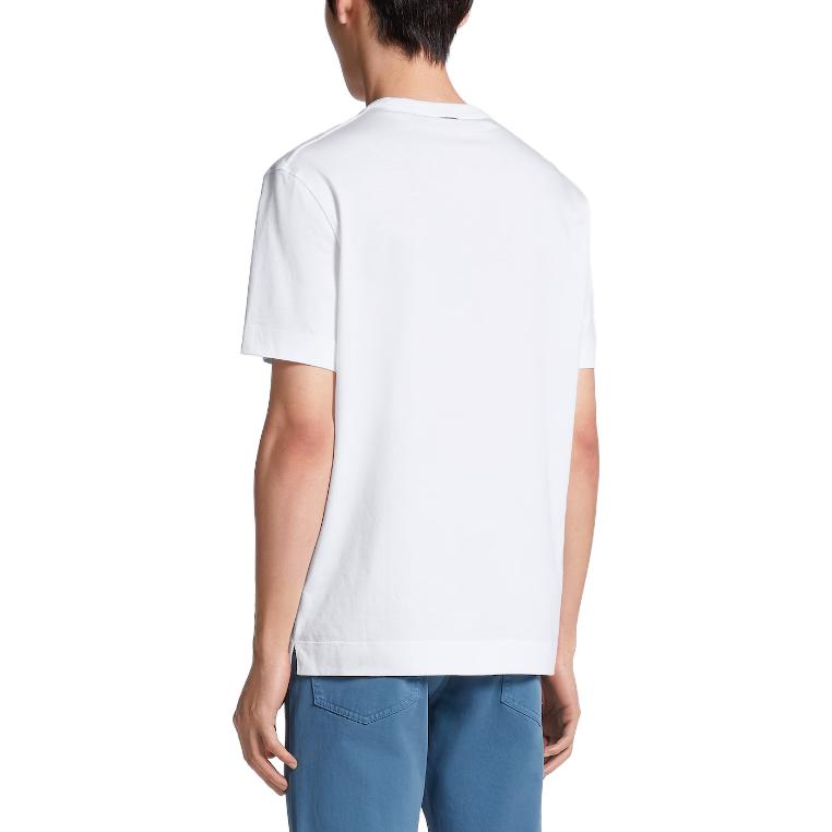 Purchase Zegna SS23 字母印花短袖圓領T恤 白色 男裝 E7360A5-B760-N00