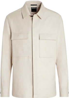 Zegna SS23 Solid Color Casual Long Sleeve Jacket Off-White UBV60A5-SOT10-015 Buy Zegna SS23 Solid Color Casual Long Sleeve Jacket Off-White UBV60A5-SOT10-015