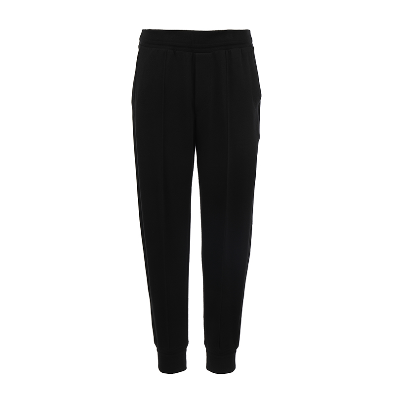 Zegna SS24  Black Logo Jogger Sweatpants. UD553A7-DTR4-K09